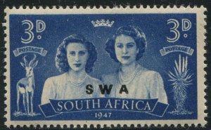 S.W. Africa  Scott#158b, SG#136A 3d Royal Visit KGVI Mint NH OG