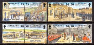 Alderney 134-141a MNH VF
