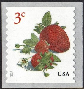 SC#5201 3¢  Strawberries Coil Single (2017) SA