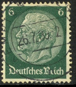 GERMANY 1933-35 6pf HINDENBURG Portrait Issue Sc 419 VFU
