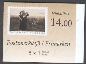 FINLAND H37 (Scott 1041a), Dance Booklet, VF