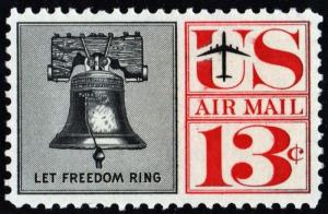 SC#C62 13¢ Liberty Bell (1961) MNH