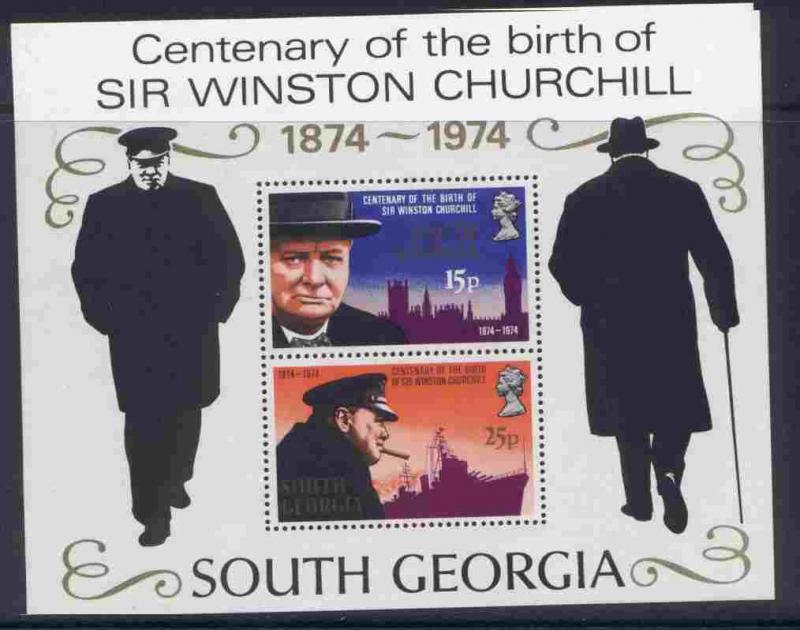 South Georgia 40a MNH Winston Churchill, Ship