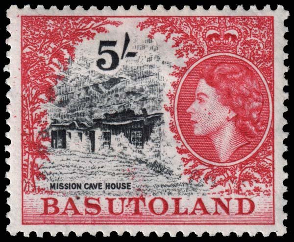 Basutoland - Scott 55 - Mint-Hinged - Ink Flecks on Front