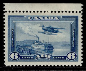 CANADA GVI SG399, 6c blue, M MINT. Cat £32.