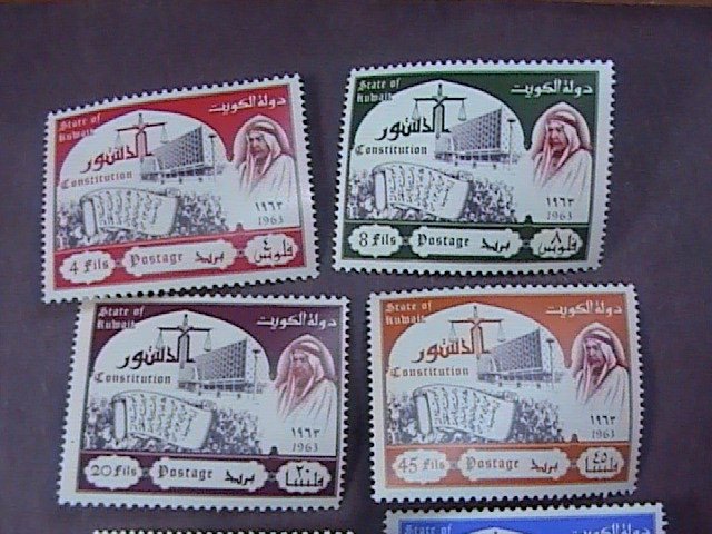 KUWAIT # 204-221-MINT/NEVER HINGED---3 COMPLETE SETS---1963