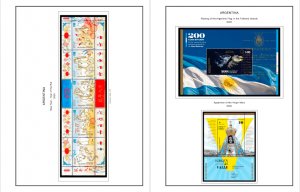 COLOR PRINTED ARGENTINA 2011-2020 STAMP ALBUM PAGES (81 illustrated pages)