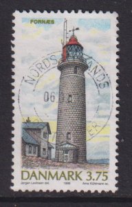Denmark  #1055  used  1996  lighthouses 3.75k