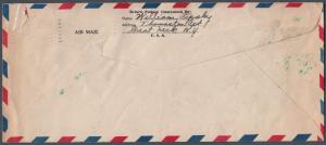 US 1938 First Trans-Atlantic Air Mail Cover Port Washington - Bermuda