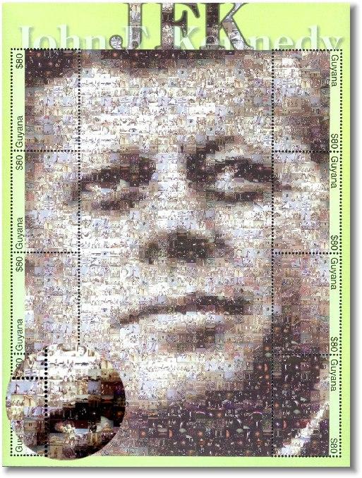 GUYANA SHEET MNH JFK KENNEDY PRESIDENT 