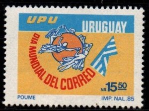 1986 Uruguay UPU Day  #1187 ** MNH