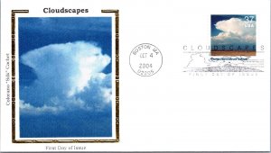 FDC 2004 SC #3878 Colorano Cachet, Cumulonimbus I - Boston MA  - Single - J3190