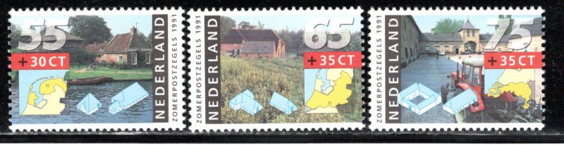 Netherlands Scott # B656 - B658, mint nh