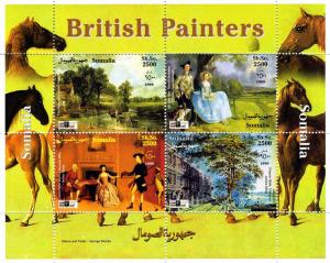 Somalia 1999 BRITISH PAINTERS Sheet Perforated Mint (NH)