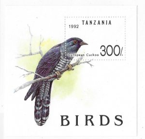 Tanzania 1992 Birds S/S Sc 985 MNH C1