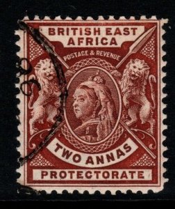 BRITISH EAST AFRICA SG67 1896 2a CHOCOLATE FINE USED