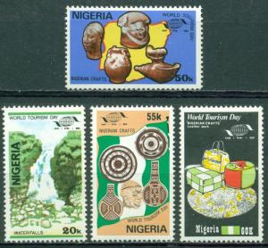 Nigeria Scott #477-480 MNH World Tourism Day Nigerian Crafts CV$2+