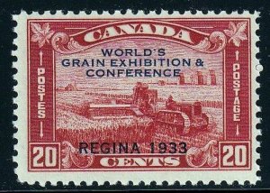 Canada 1933 - Grain Exhibition M-F-VF-NH Broken X Variety single  # 203i