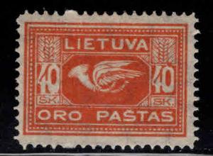 LITHUANIA Scott C2 MH* 1921 airmail stamp