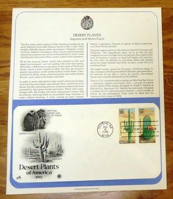Stamp Envelope Page Qty 6 Mint 1st Day of Issue Item A