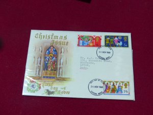 Great Britain First Day Cover 1969 Christmas - Luton Beds cancel