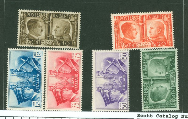 Italy #413-18 Unused Single