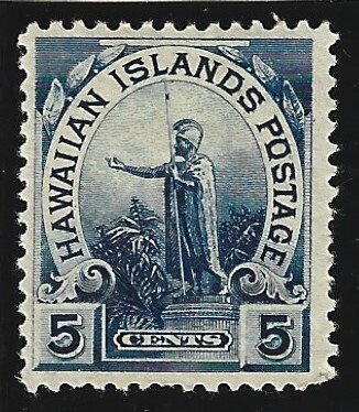 HAWAII Scott #82 Mint 5c Statue 2018 CV $8.00