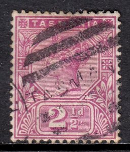 Tasmania - Scott #77 - Used - Crease UL corner - SCV $7.25