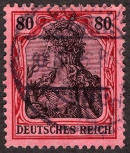 1905, Germany 80pf, Used, Sc 91