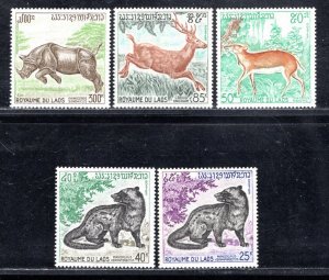 LAOS SC#  219-22+C83 FVF/MNH