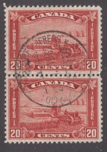 Canada #175 Used Pair, CDS Mexican Cancel Jan 25, 1932