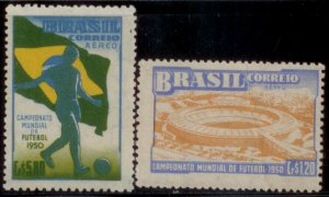 Brazil 1956 SC# C78-9 MLH-OG E90