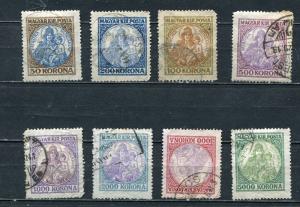 Hungary 121/5 Mi 322-3 and 374-9 Used Madonna 5106