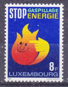 LUXEMBOURG  666 MNH 1981 ENERGY CONSERVATION