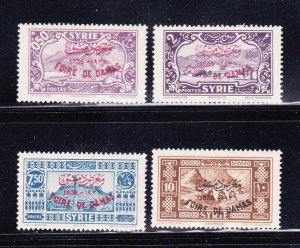 Syria 253, 255, 260-261 MHR Overprints