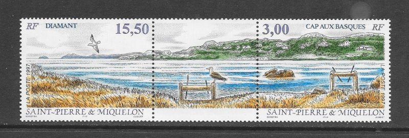 ST PIERRE & MIQUELON -  CLEARANCE#641a BASQUE CAPE MNH