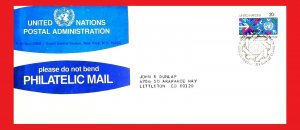 ZAYIX - United Nations / UN cover - 1983 FDC - World Communications Year 