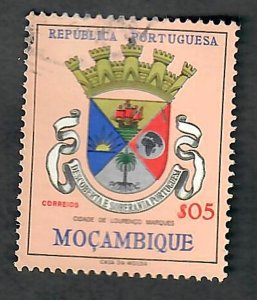 Mozambique #407 used single