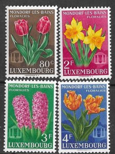 Luxembourg # 300-03  Flower Festival   (4)  Mint NH