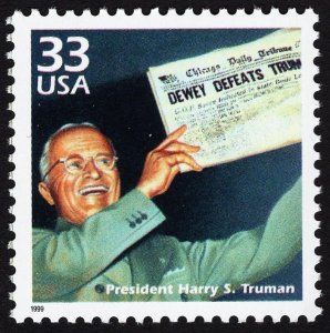 US 3186d MNH VF 33 Cent  Harry S. Truman Celebrate the Century 1940s