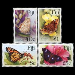 FIJI 1985 - Scott# 523-6 Butterflies Set of 4 NH
