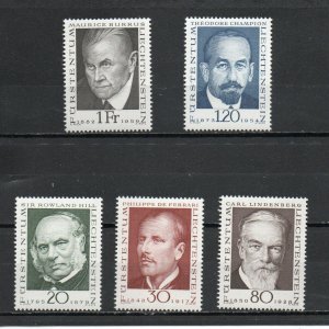 Liechtenstein 447-451 MNH