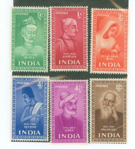 India #237-42 Unused Single (Complete Set)