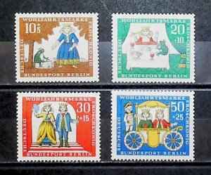 1966 FRG West Berlin Humanitarian Relief Funds MNH** Full Set 16256-