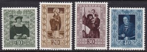1953 Liechtenstein, n. 273/276 set di 4 values MNH/**
