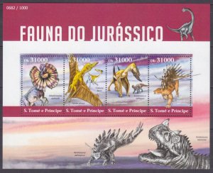 2015 Sao Tome and Principe 6198-6201KL Dinosaurs 12,00 €