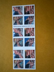 US USA 5 Booklets (100 Pcs) of 2024 Forever US Flag MNH Stamps with Free FedEx.