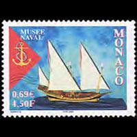 MONACO 2001 - Scott# 2211 Naval Museum Set of 1 NH