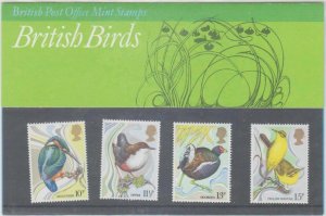 1980 British Birds Presentation Pack 115 Unmounted Mint