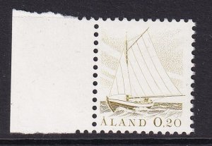 Aland islands   #2  MNH  1984  definitive set  20p sloop  fishing boat